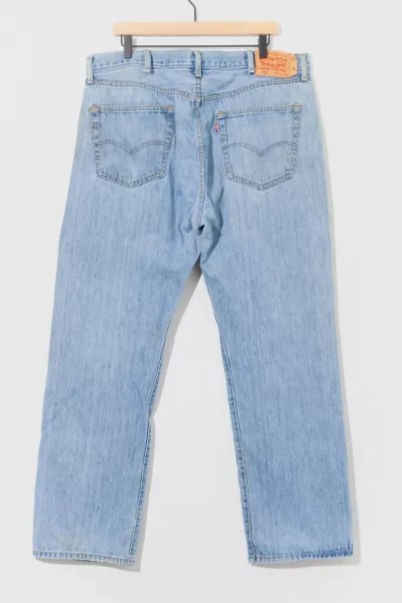 Vintage 1990s Levi’s® Distressed Light Wash Denim Jeans