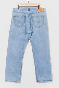 Vintage 1990s Levi’s® Distressed Light Wash Denim Jeans