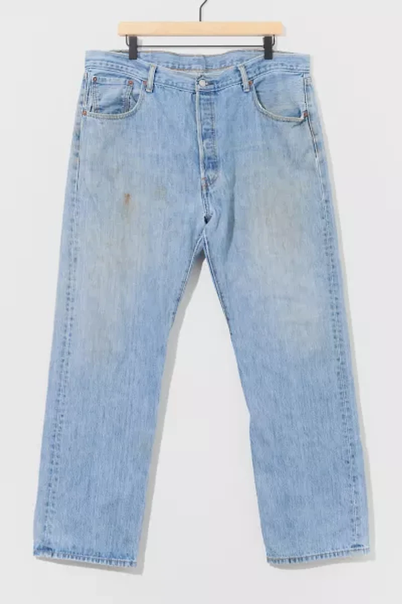Vintage 1990s Levi’s® Distressed Light Wash Denim Jeans