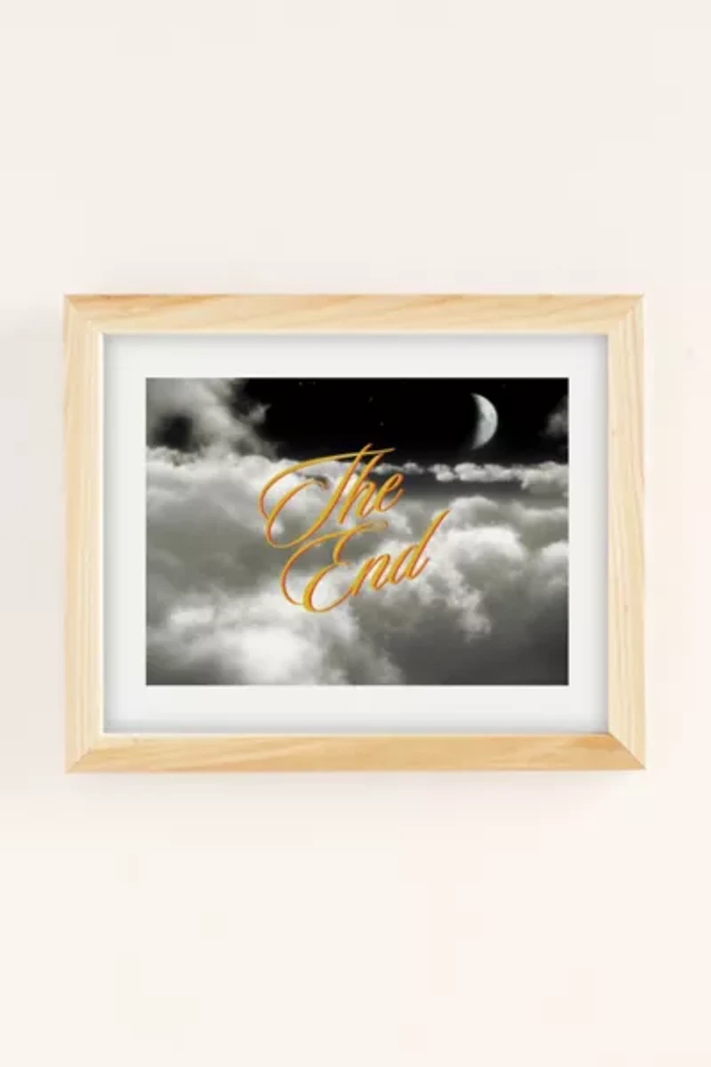 GS Print Shoppe THE END Retro MOVIE Art