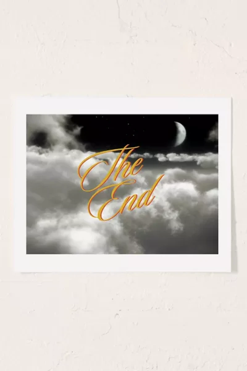 GS Print Shoppe THE END Retro MOVIE Art Print