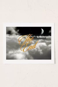 GS Print Shoppe THE END Retro MOVIE Art Print