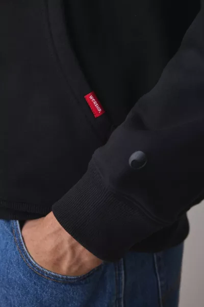 WORSHIP SUPPLIES Messenger Graphic Hoodie Sweatshirt
