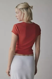 Les Doux Leopard Graphic Baby Tee