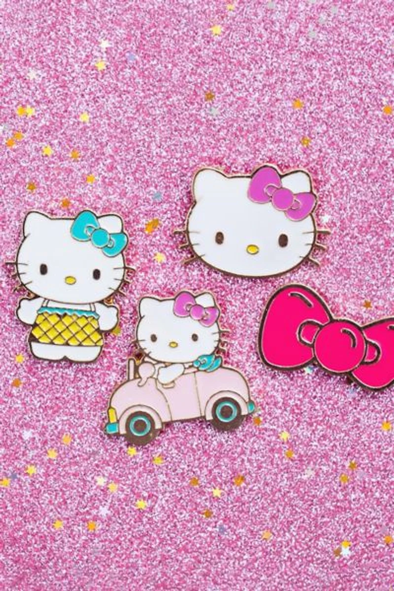 Sanrio Hello Kitty 4-Piece Enamel Pin Set