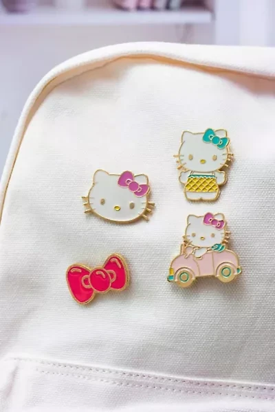 Sanrio Hello Kitty 4-Piece Enamel Pin Set