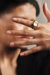 BREDA 'Nocturne' Expandable Ring Watch