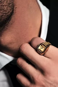 BREDA 'Nocturne' Expandable Ring Watch