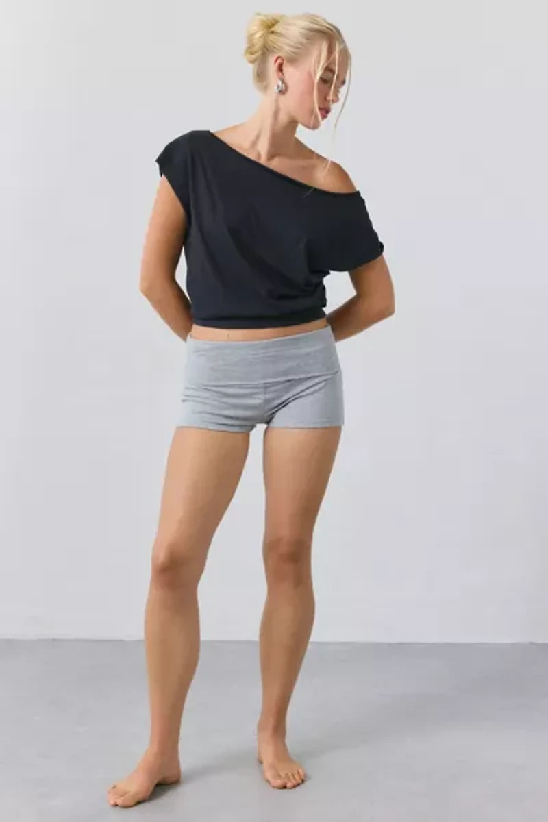 Out From Under Off-The-Shoulder Banded Hem Tee