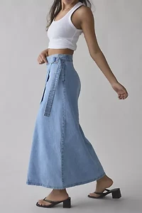 Levi's® Column Wrap Denim Midi Skirt