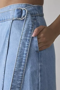 Levi's® Column Wrap Denim Midi Skirt