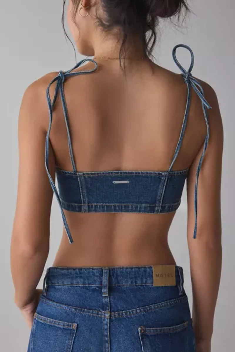 Abrand Devotion Denim Bralette