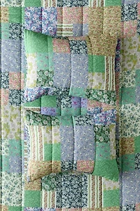 Meadow Patchwork Floral Quilted Sham Set