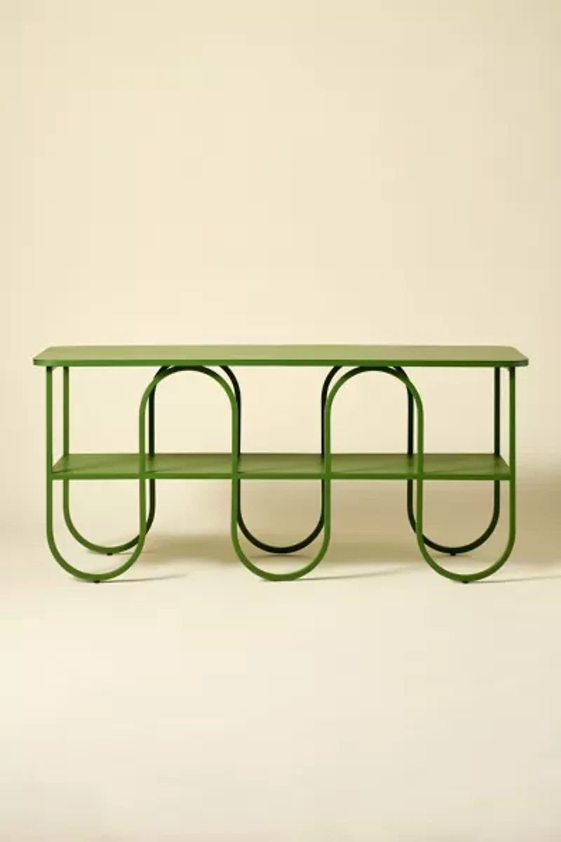 Lucie Squiggle Iron Storage Console