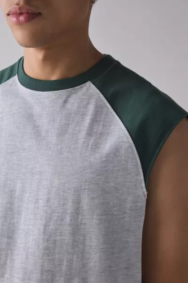 BDG Carson Cutoff Baseball Tee