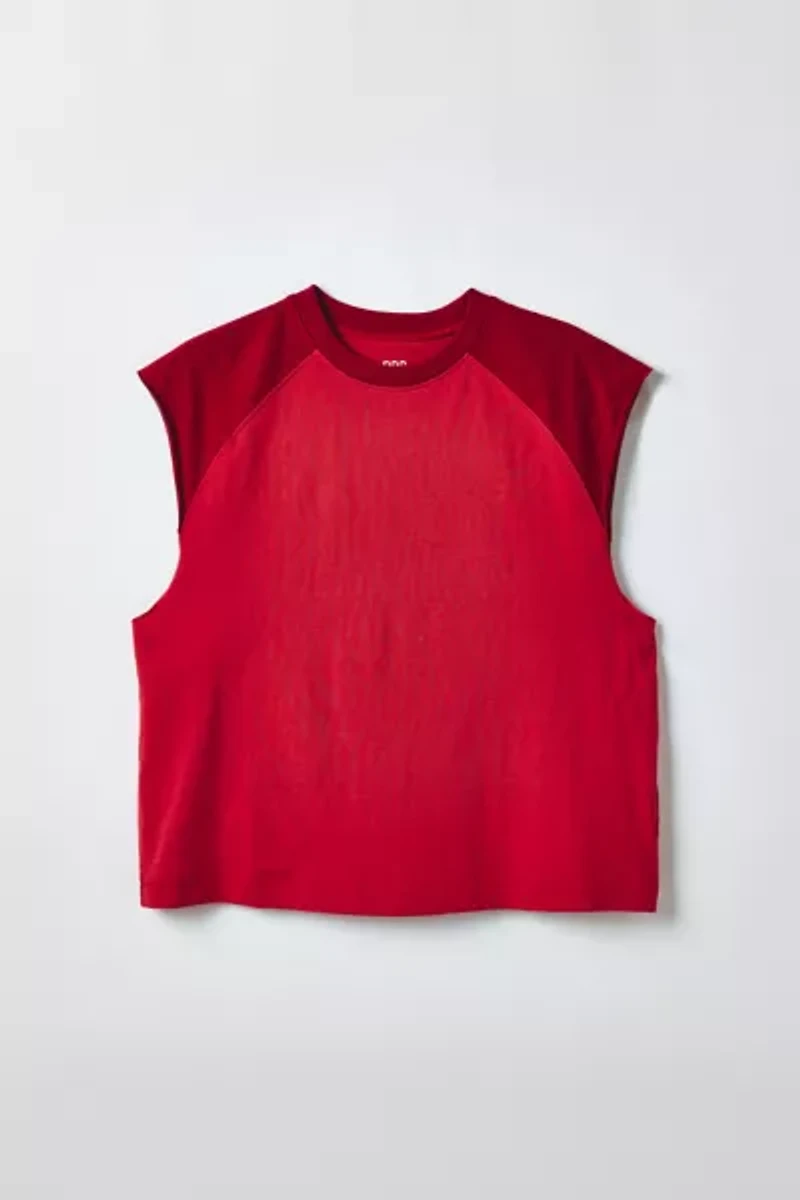 BDG Carson Cutoff Baseball Tee