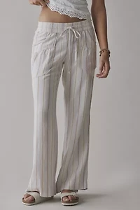 Kimchi Blue Simone Linen-Blend Flare Pant