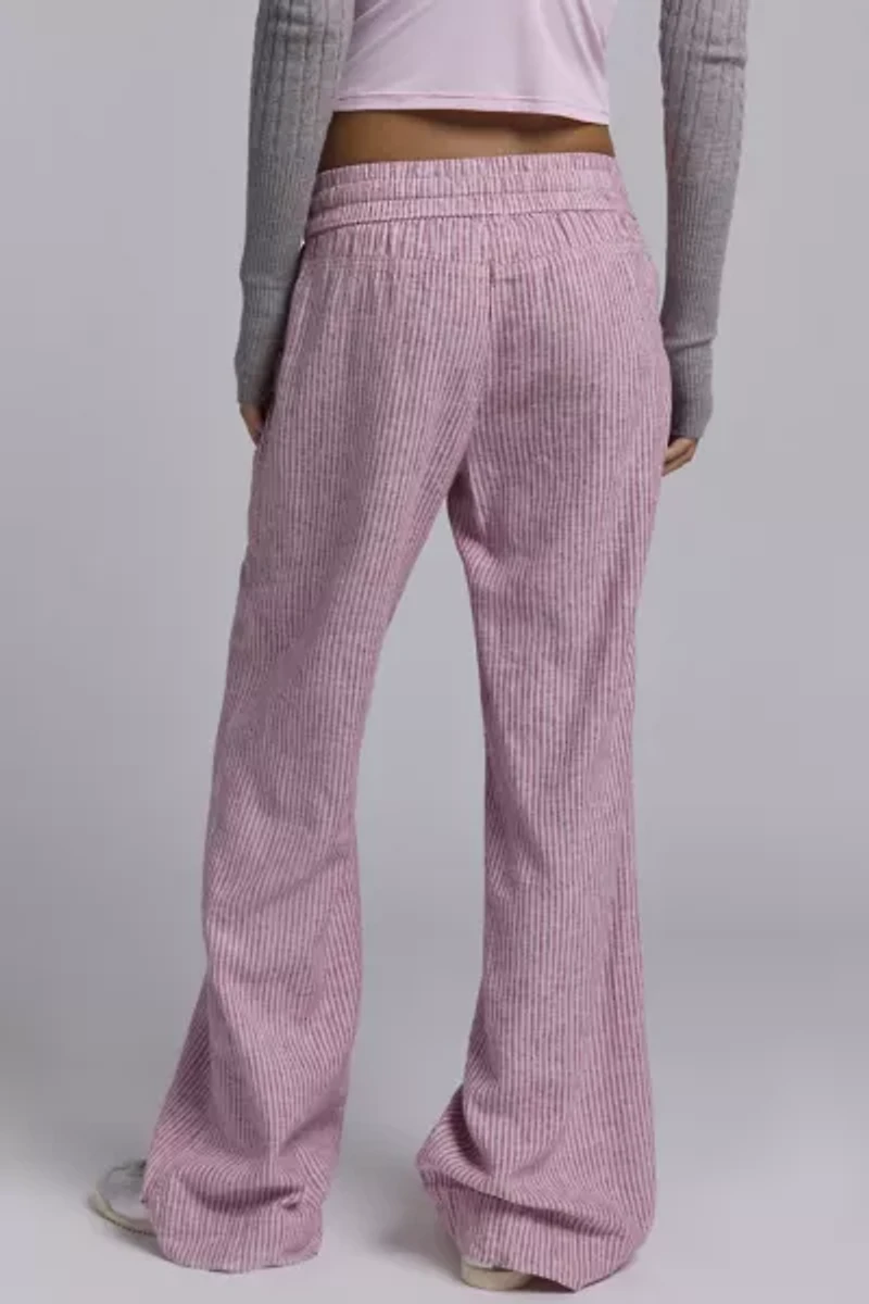 Kimchi Blue Simone Linen-Blend Flare Pant