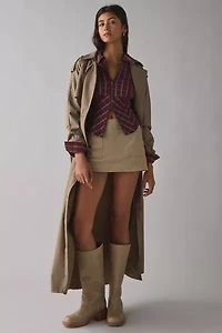 Silence + Noise Hailey Zip-Up Slim Shirt