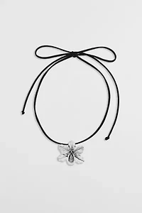 Velvet Luna Lily Suede Choker Necklace