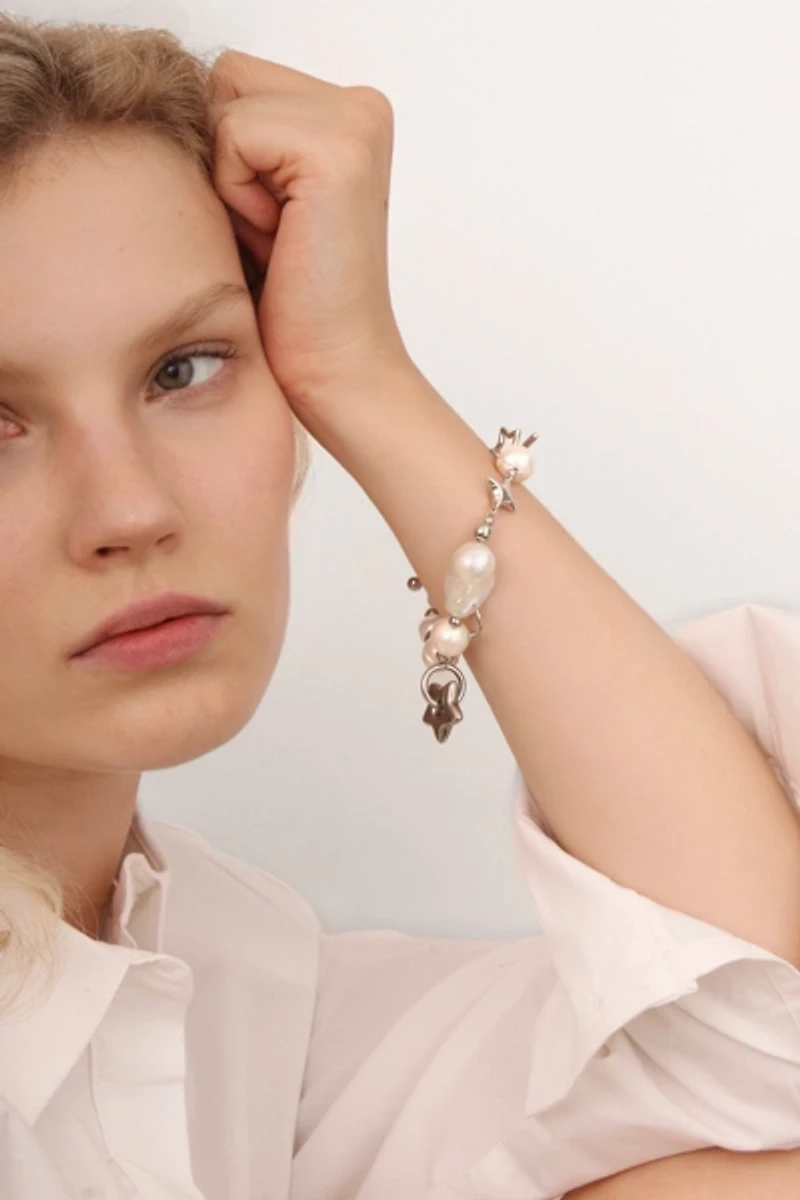 Velvet Luna Pearl Piercing Bracelet