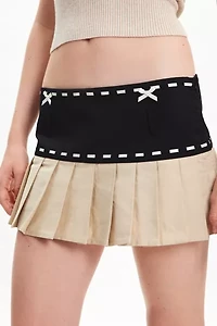 The Kript Dolly Pleated Micro Skort