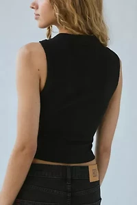 BDG Gigi Knit Button-Down Tank Top
