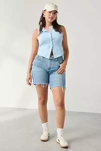 BDG Gigi Knit Button-Down Tank Top