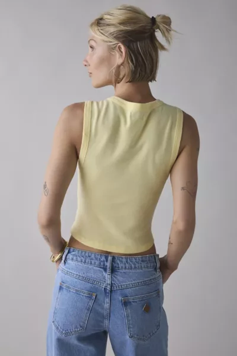 BDG Gigi Knit Button-Down Tank Top