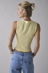 BDG Gigi Knit Button-Down Tank Top