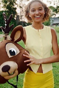 BDG Gigi Knit Button-Down Tank Top