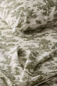 Frog Toile Patterned Sheet Set