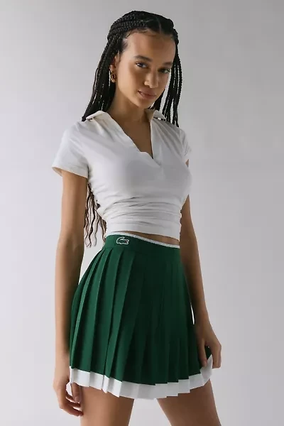 Lacoste Holly Heritage Pleated Tennis Mini Skort