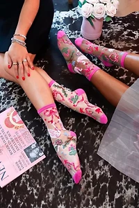 Sock Candy Balletcore Sheer Sock
