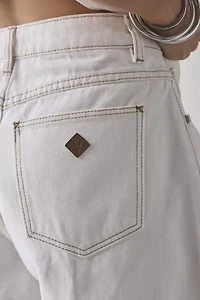 Abrand Venice Bone Denim Short
