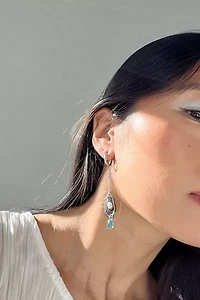 Dream Song Beaded Oyster Girl Earrings