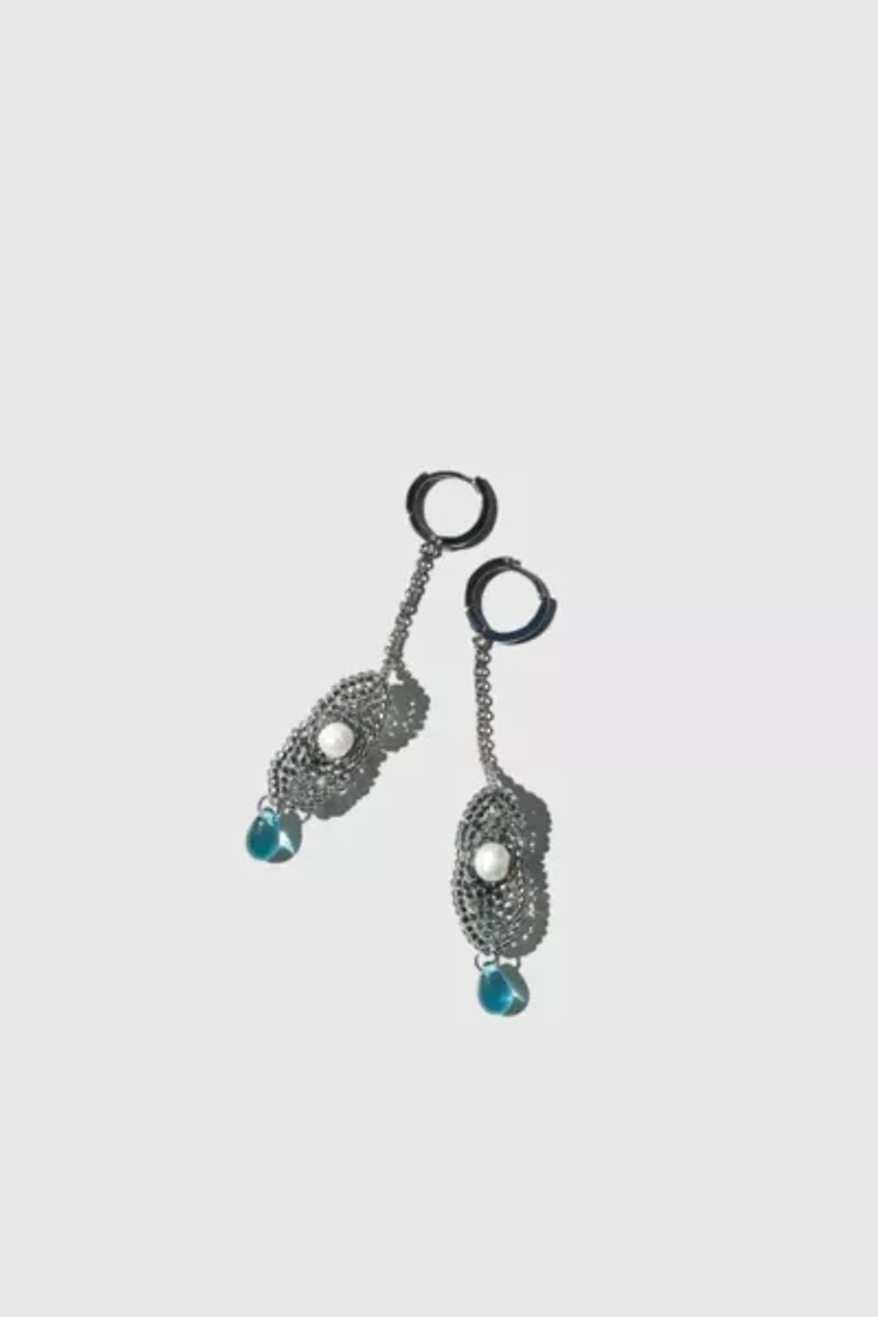 Dream Song Beaded Oyster Girl Earrings