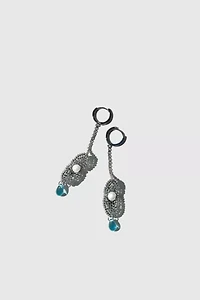 Dream Song Beaded Oyster Girl Earrings