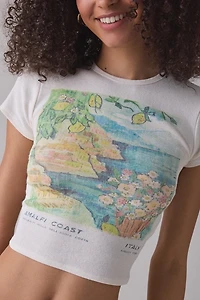 UO Amalfi Coast Too Perfect Graphic Baby Tee