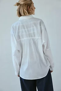 BDG Alex Breezy Cotton Oversized Button-Down Shirt