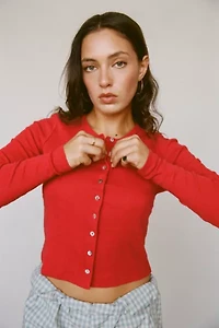 RAT BOI Pointelle Cardigan