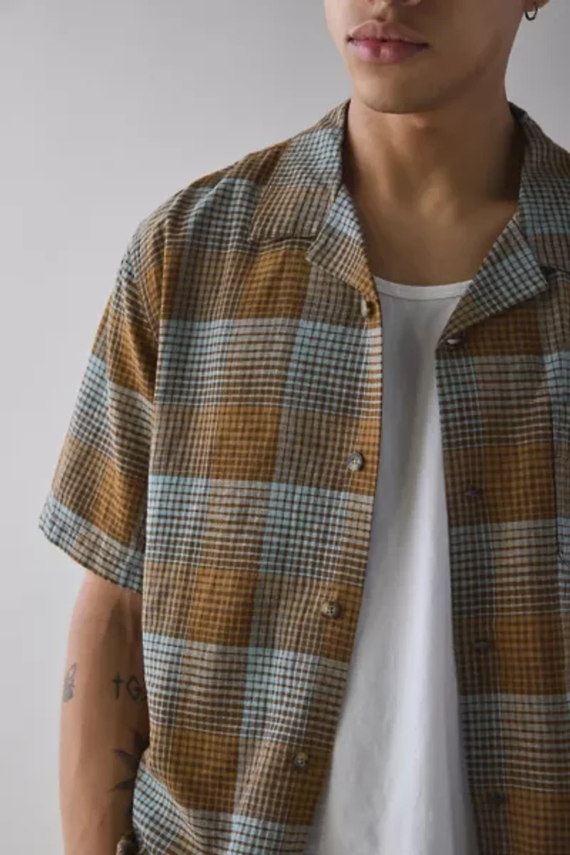 Pendleton Linen Blend Camp Shirt