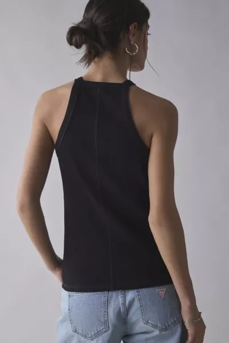 FANG NYC UO Exclusive Embroidered High Neck Tank Top