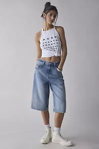 FANG NYC UO Exclusive Embroidered High Neck Tank Top