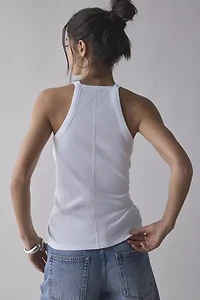 FANG NYC UO Exclusive Embroidered High Neck Tank Top