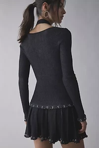 FANG NYC UO Exclusive Knit Long Sleeve Top