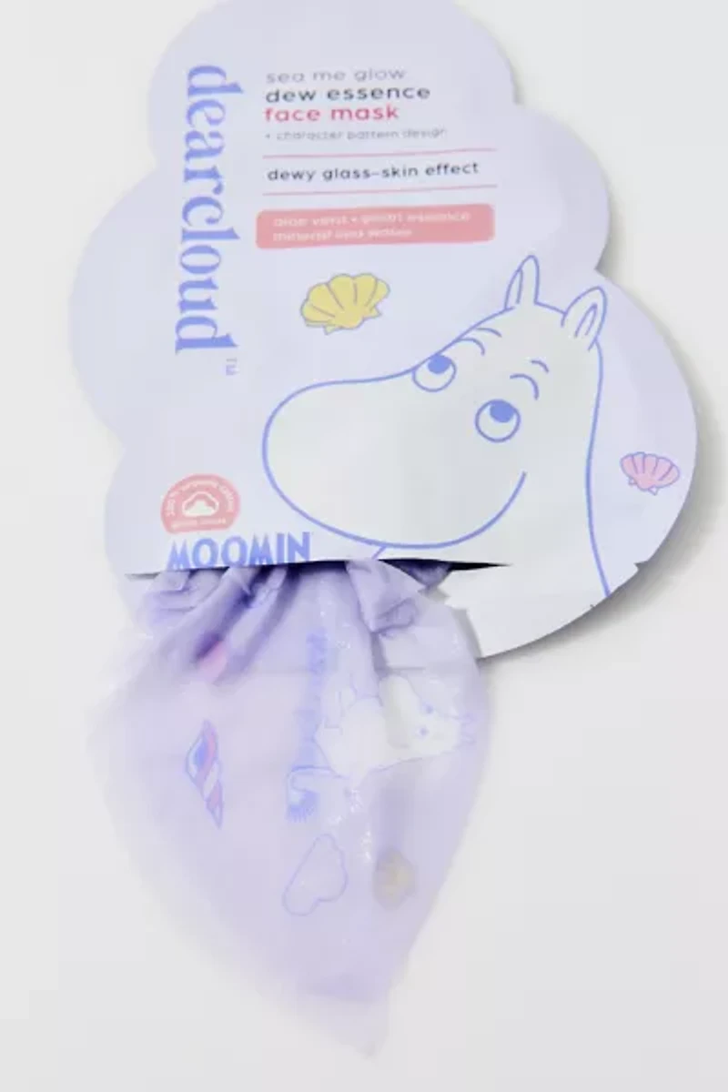 dearcloud X Moomin Clear Jewel Dew Essence Face Sheet Mask
