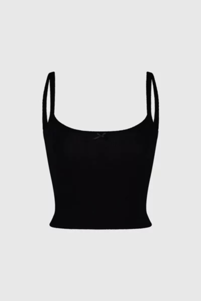 RAT BOI Square Neck Pointelle Cami