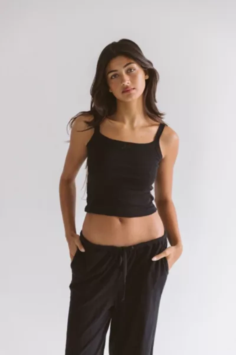RAT BOI Square Neck Pointelle Cami