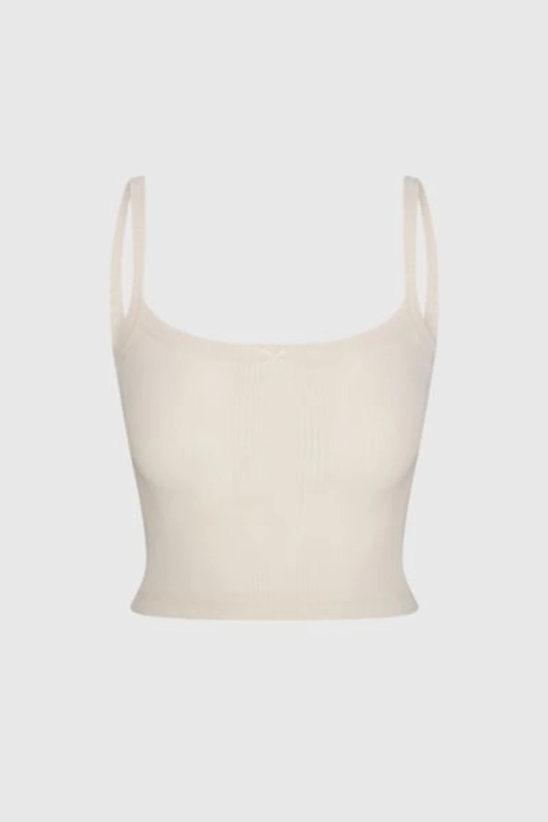 RAT BOI Square Neck Pointelle Cami